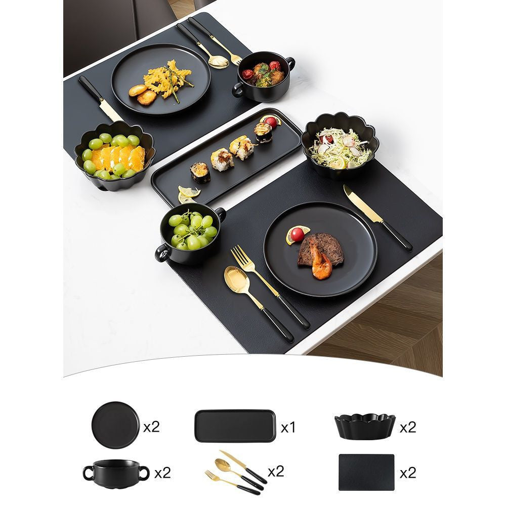 Western-style Tableware European-style Full Set of Steak Cutlery Plate Set CJCJ100114403CX