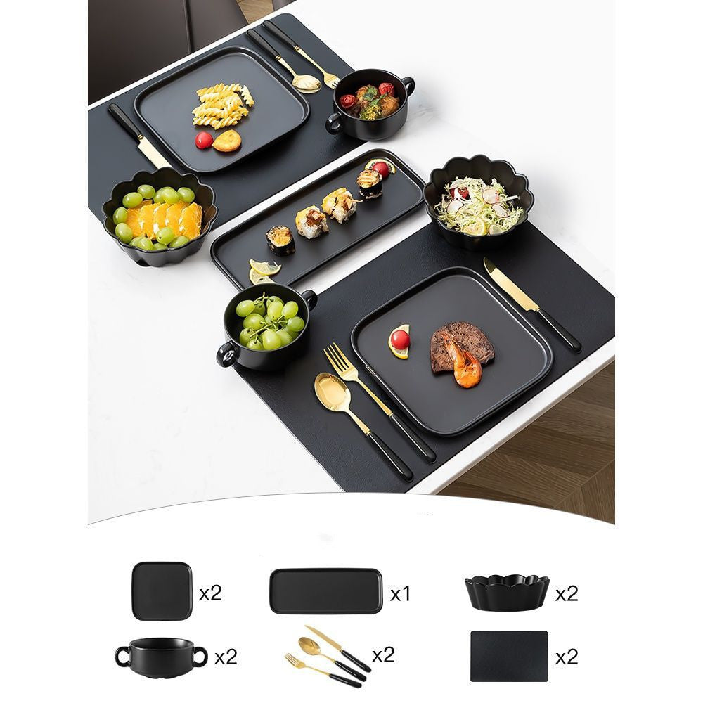 Western-style Tableware European-style Full Set of Steak Cutlery Plate Set CJCJ100114404DW