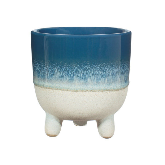 Mojave Glaze Blue Large Planter B-CZQ057