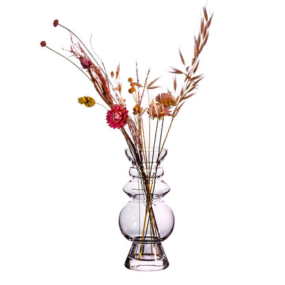 Selina Glass Vase Clear B-GLEE159