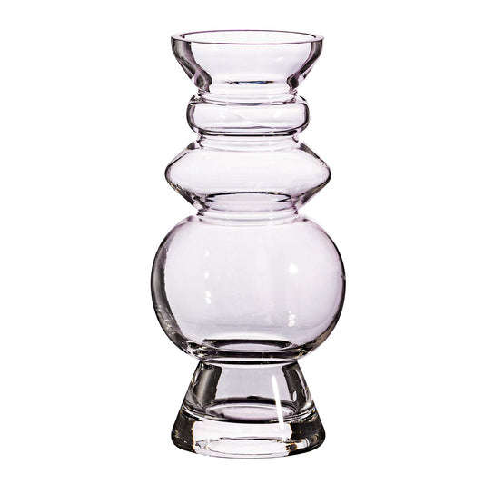 Selina Glass Vase Clear B-GLEE159