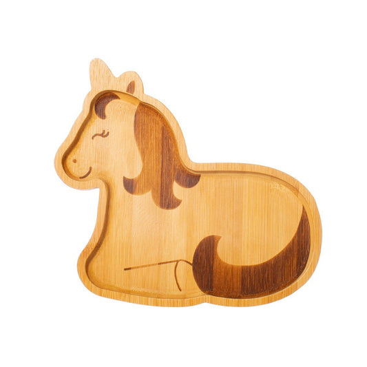 Bamboo Unicorn Plate B-JQY027