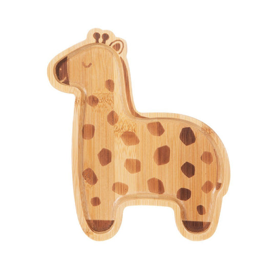 Gigi Giraffe Bamboo Plate B-JQY057