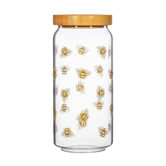 Vintage Bee Glass Storage Jar Large B-TAI013