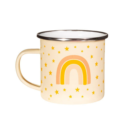 Earth Rainbow Enamel Mug B-ZIP068