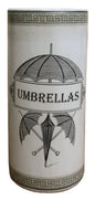 Ceramic Umbrella Stand, Monochrome Umbrella Print CHA803