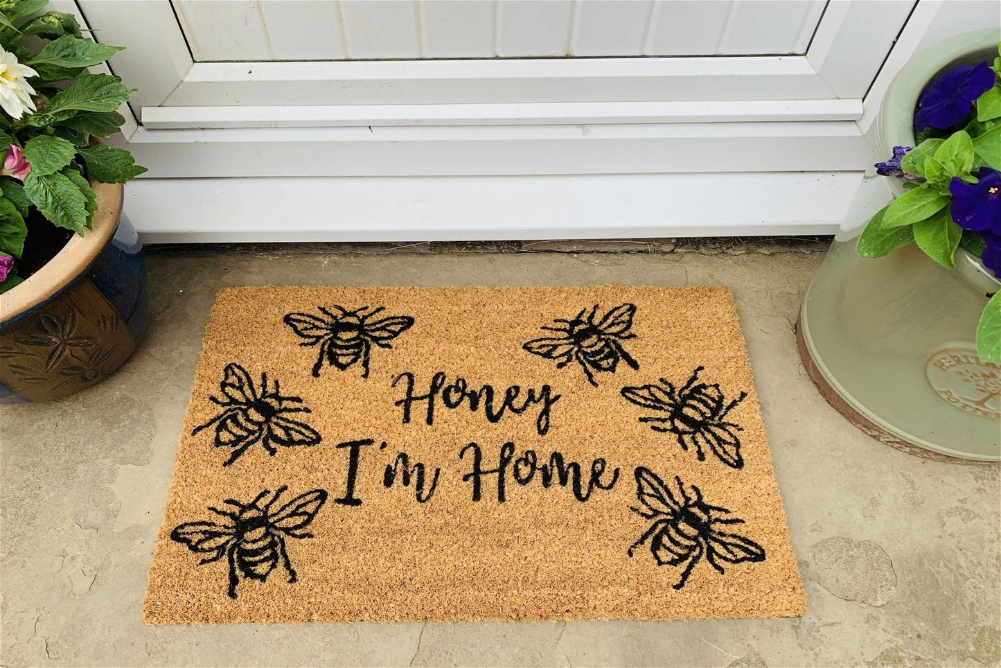 Coir Doormat with "Honey I'm Home" S-DM0070-B