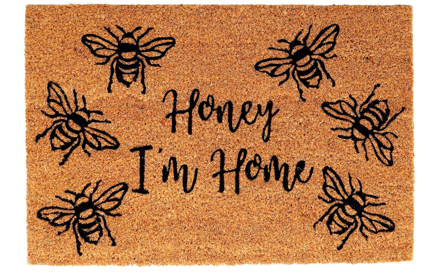 Coir Doormat with "Honey I'm Home" S-DM0070-B