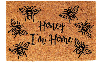 Coir Doormat with "Honey I'm Home" S-DM0070-B