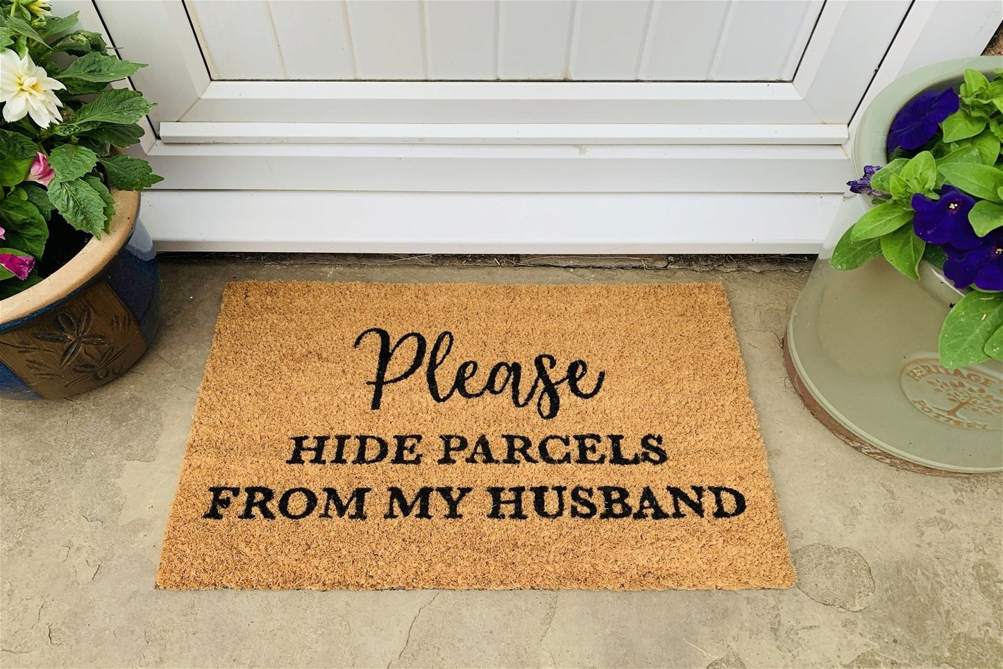 Hide Parcels from Husband Coir Doormat S-DM0072