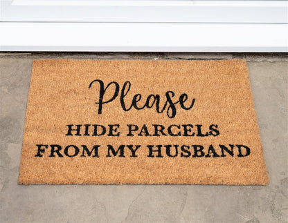 Hide Parcels from Husband Coir Doormat S-DM0072