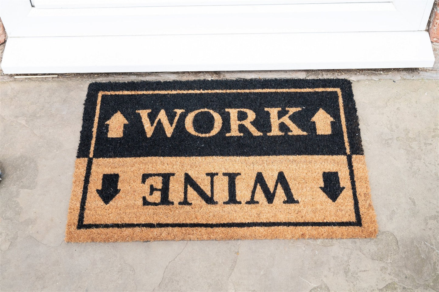 Wine & Work Door Mat S-DM0073