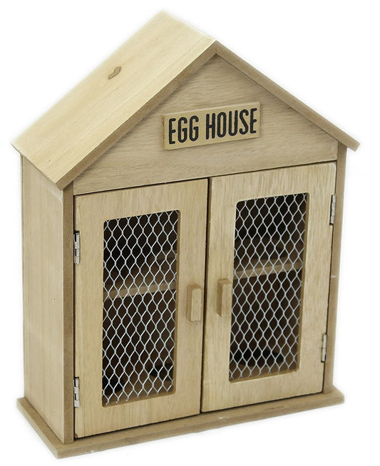 Wooden Two Door Egg House S-GS0062