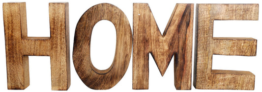 HOME Wooden Letters Sign S-OR0306A