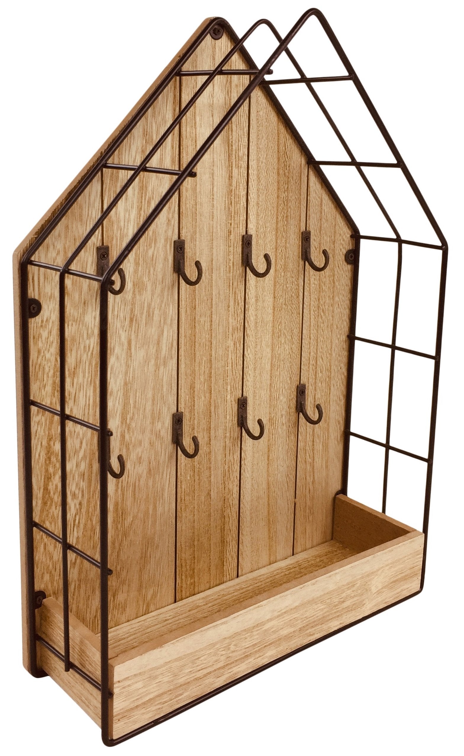 Wood & Wire House Key Storage Unit S-WF2158