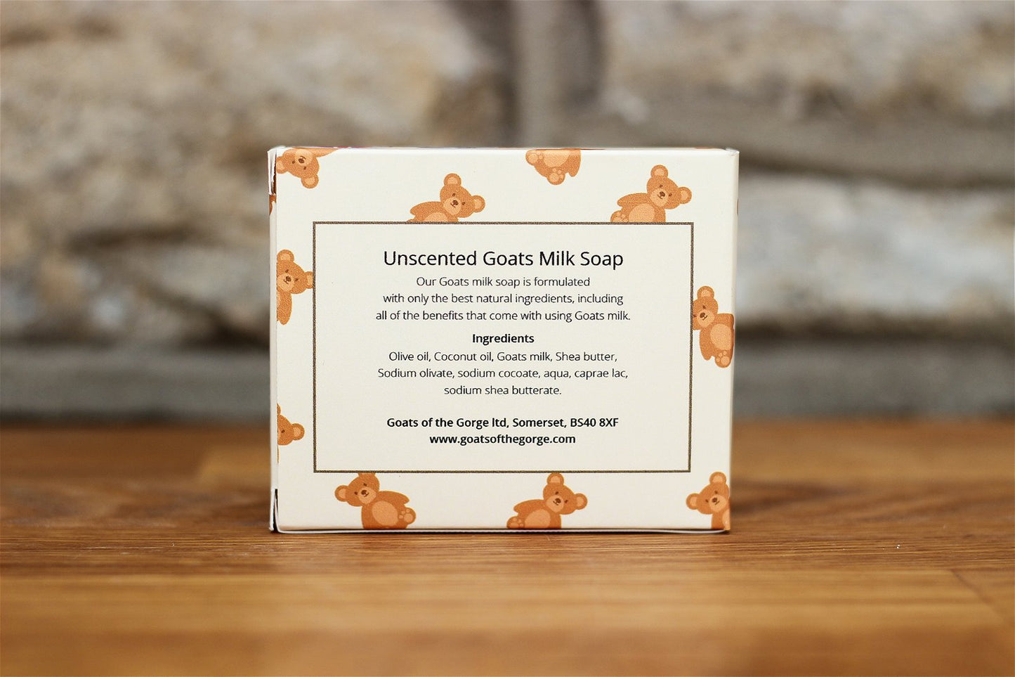 Goats Milk Soap Teddy Shape GOTG05