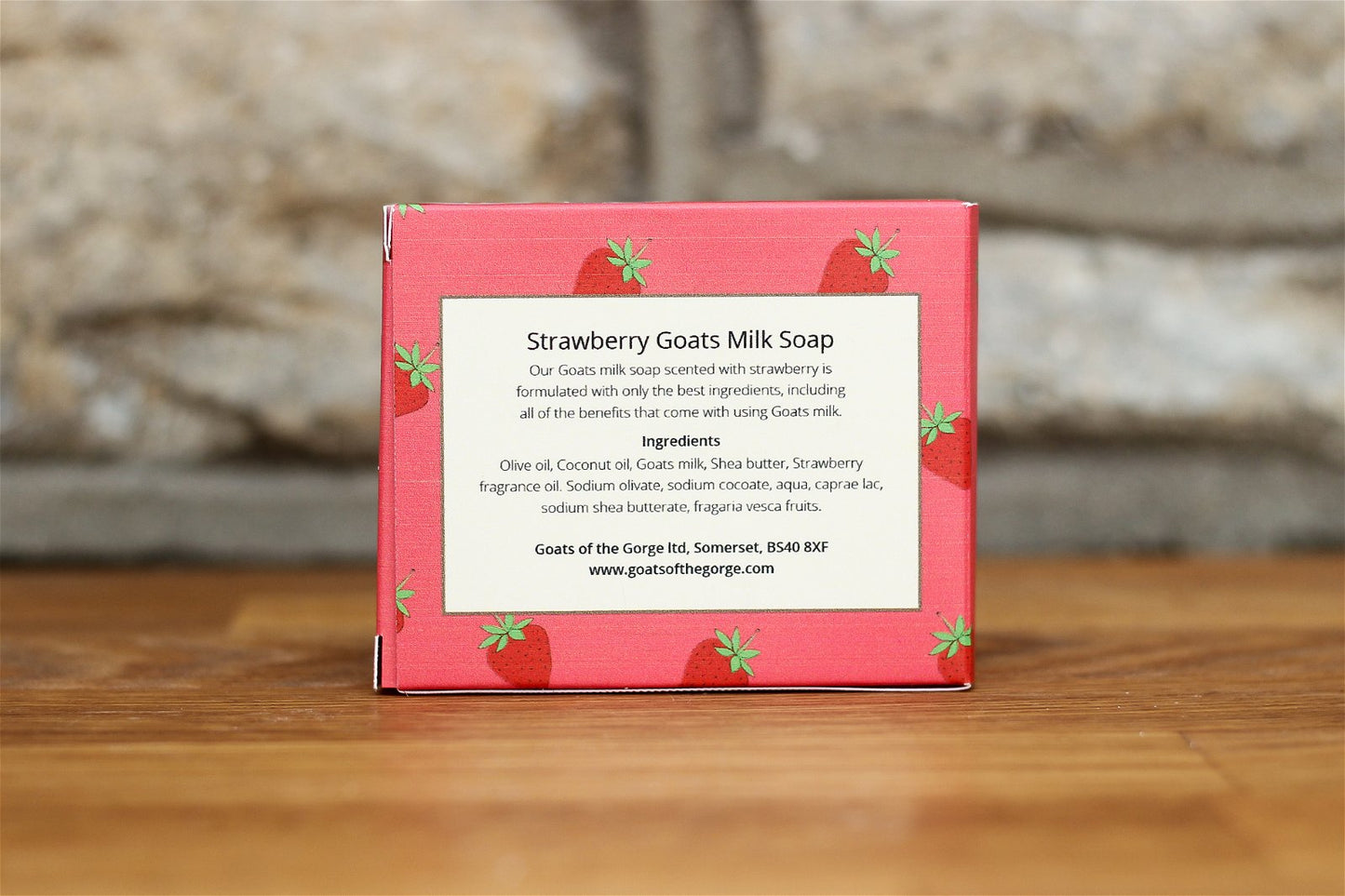 Goats Milk Soap Strawberry GOTG07