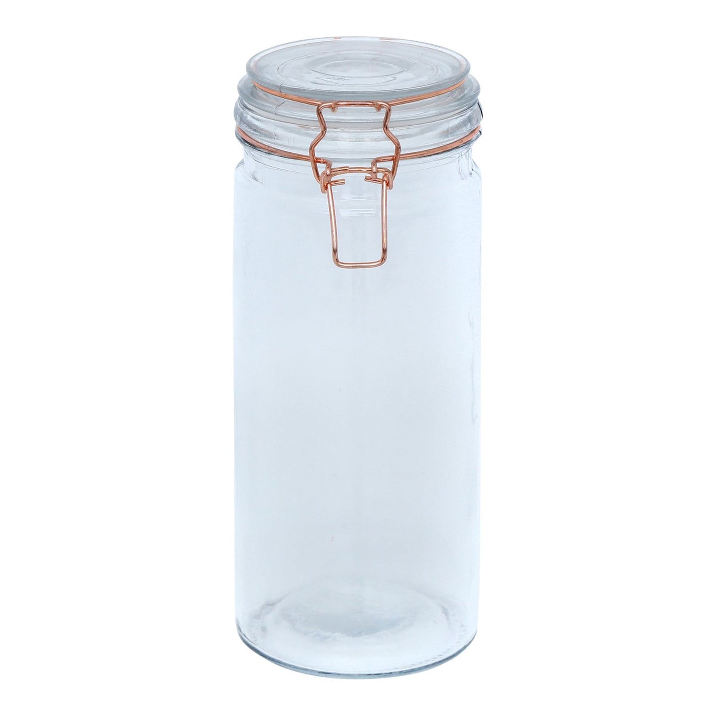 Kitchen Storage Jar With Copper Clip 25cm S-KG0080