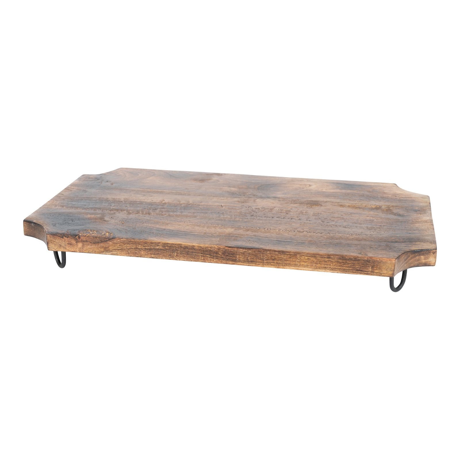 Wooden Distressed Chopping Board On Legs 39cm S-KG0725