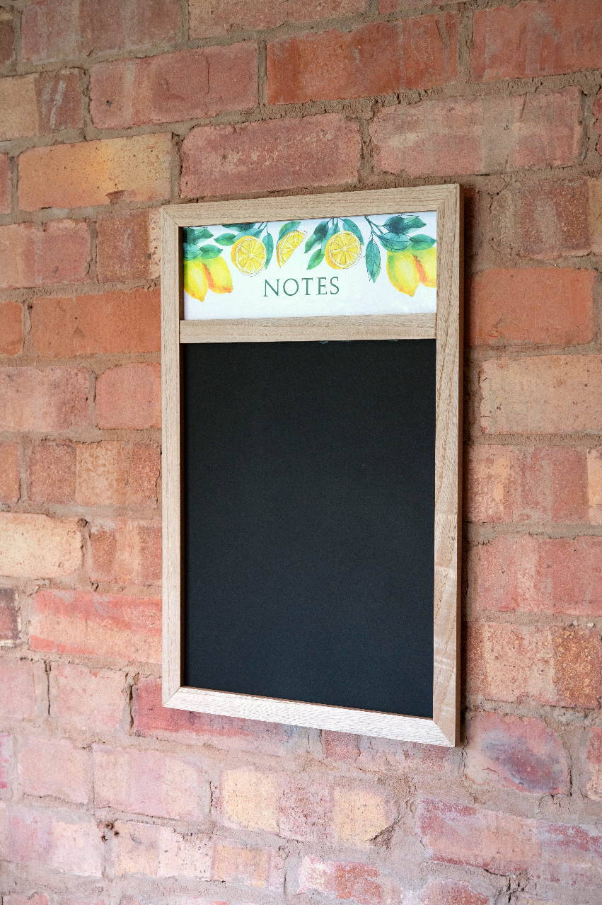 Chalkboard with Lemon Design S-KG1166