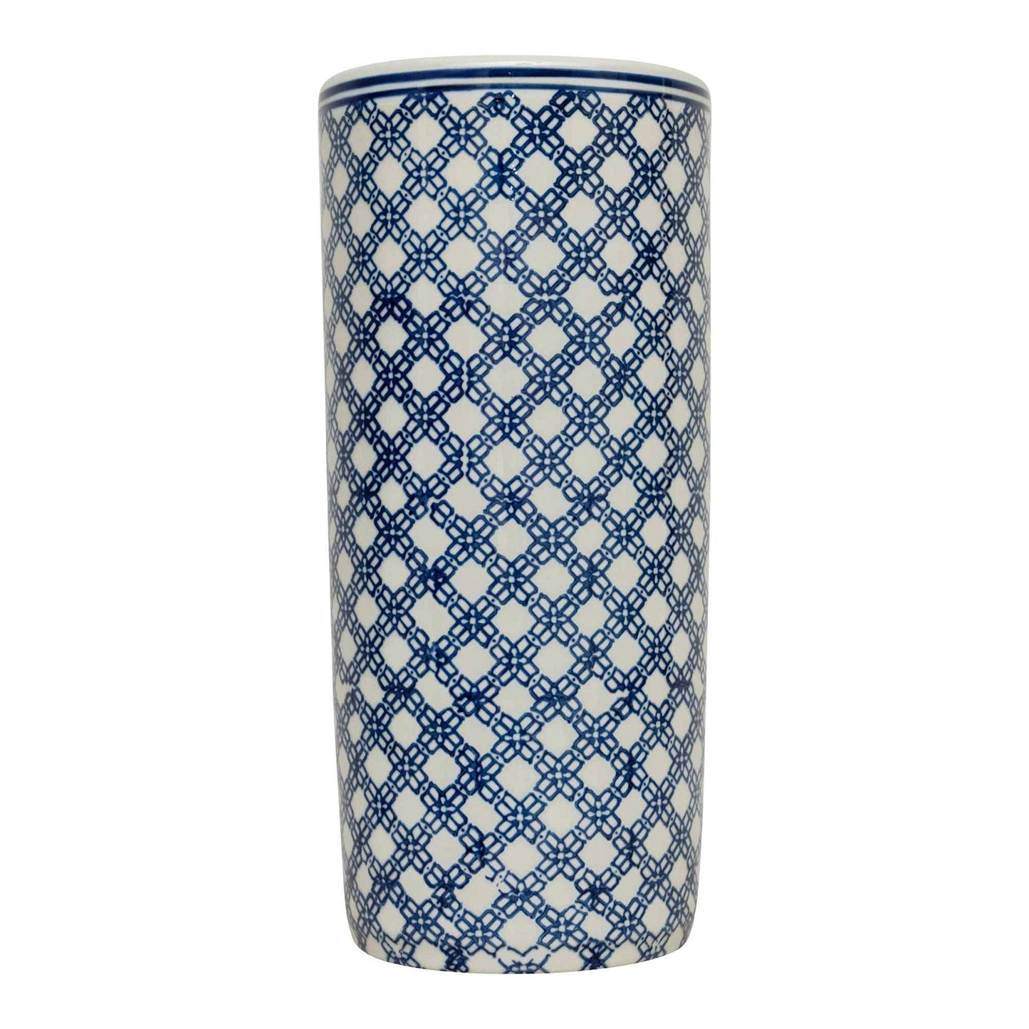 Daisy Chain Blue & White Floral Umbrella Stand MB028