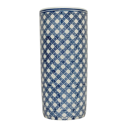 Daisy Chain Blue & White Floral Umbrella Stand MB028