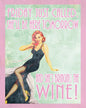 Vintage Metal Sign - Pin Up Girl MS02