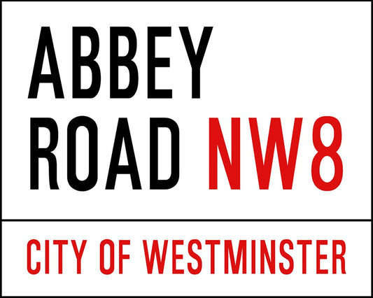 Vintage Metal Sign - Abbey Road, London Street Sign MS10