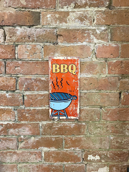 Metal Wall Sign - BBQ Barbeque MS118