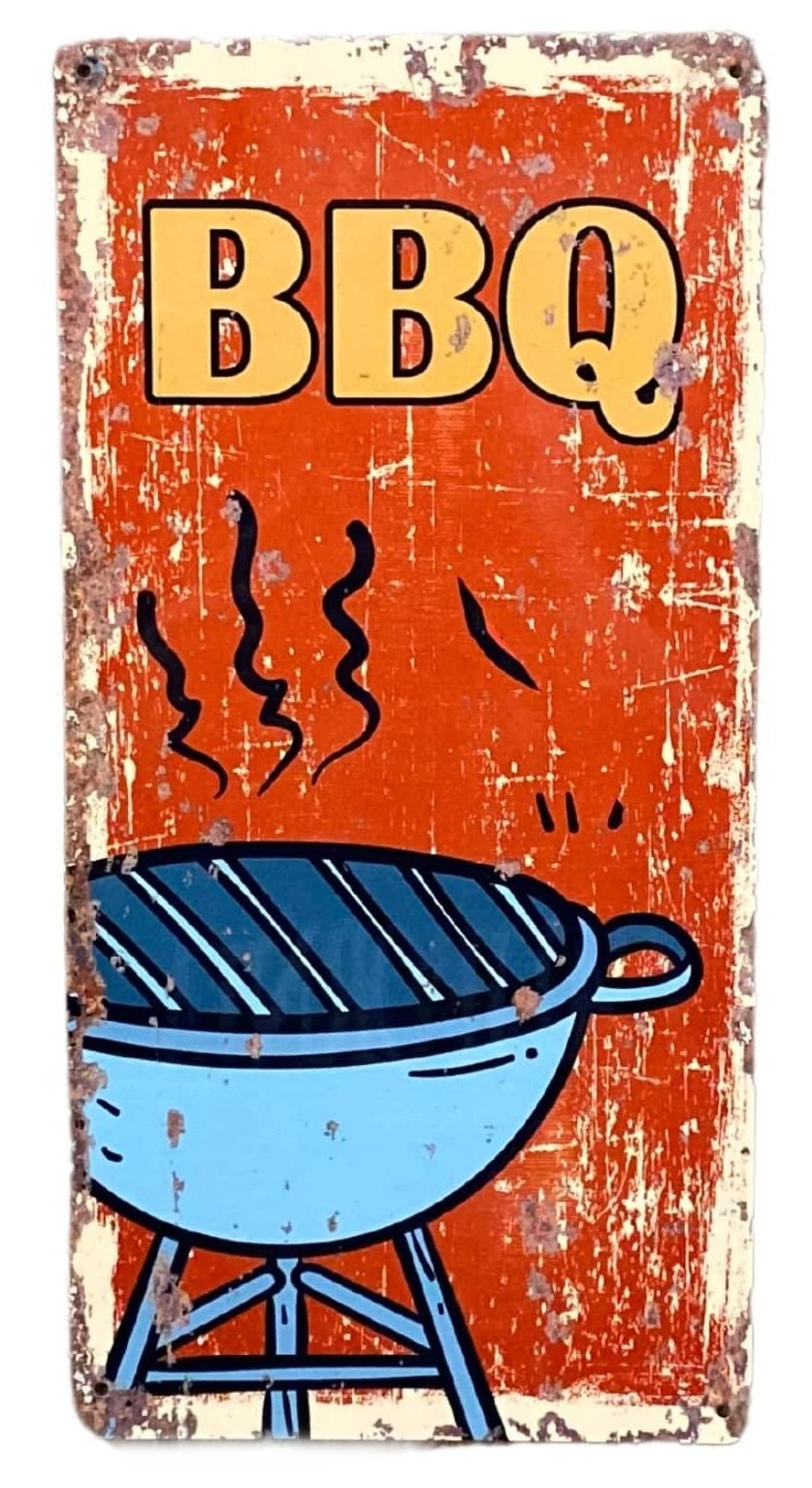 Metal Wall Sign - BBQ Barbeque MS118