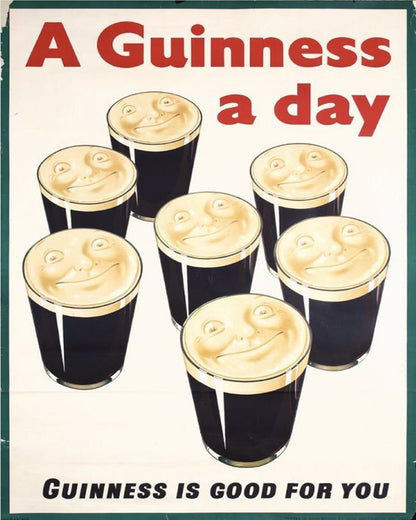 Vintage Metal Sign - Retro Advertising - Guinness MS12