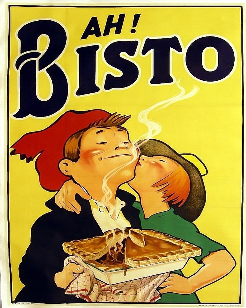 Vintage Metal Sign - Retro Advertising - Ah Bisto MS15