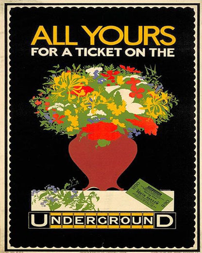 Vintage Metal Sign - Retro Advertising - London Underground MS23