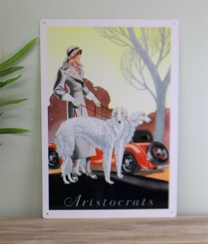 Vintage Metal Sign - Retro Art - Aristocrats MS25