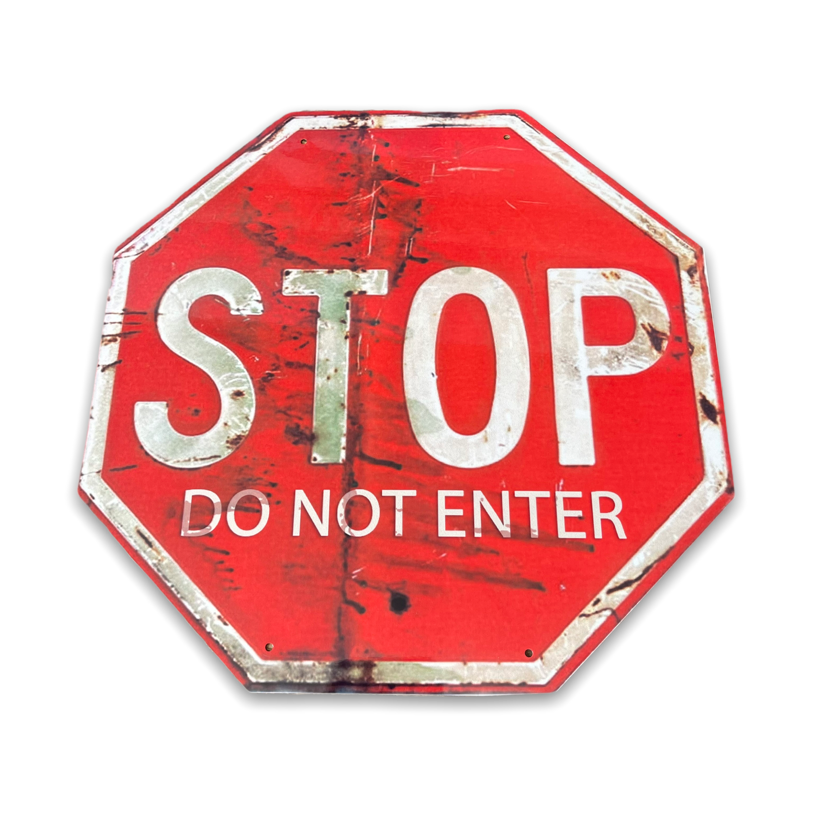 Vintage Metal Sign - Stop, Do Not Enter Sign MS58