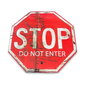 Vintage Metal Sign - Stop, Do Not Enter Sign MS58