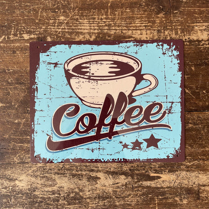 Vintage Metal Sign - Retro Coffee Sign MS59