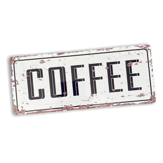 Vintage Metal Sign - Retro Coffee Wall Sign MS74