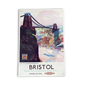 Vintage Metal Sign - British Railways Retro Advertising, Bristol Clifton Suspension Bridge MS80