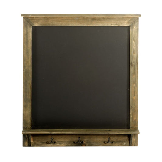 Vintage Chalkboard with Hooks 64 x 8 x 71 cm N0128