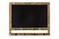 Blackboard with 4 Hooks 55 x 46cm N0176