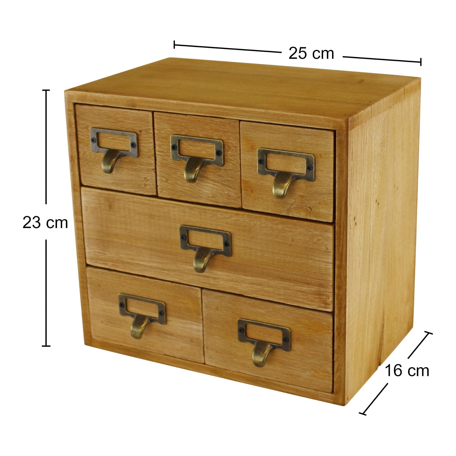 6 Drawer Storage Unit, Trinket Drawers N0289