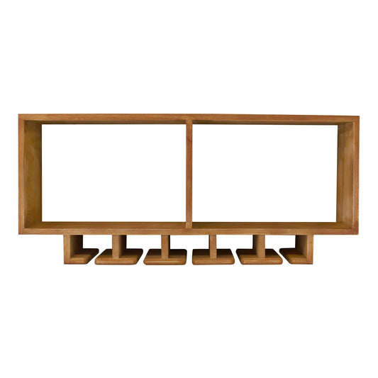 Kitchen Shelving Unit With Storage For Wine Glasses N0291