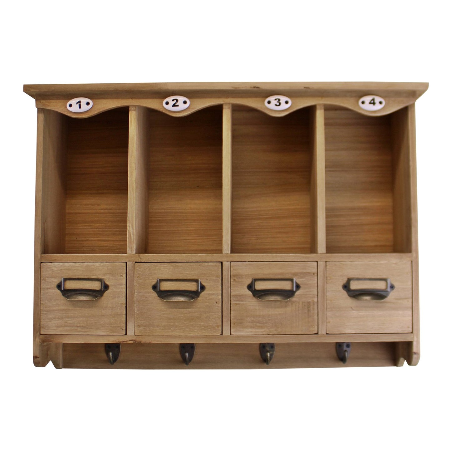 Wooden Wall Hanging Storage Unit N0305