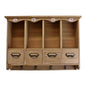 Wooden Wall Hanging Storage Unit N0305