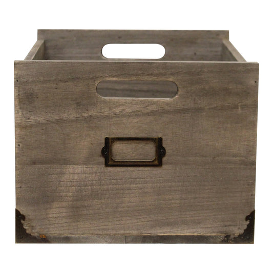 Wooden Office Storage Box, 26x32x20cm. N0328