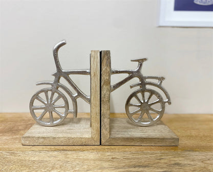 Set of Two Bicycle Bookends N0429