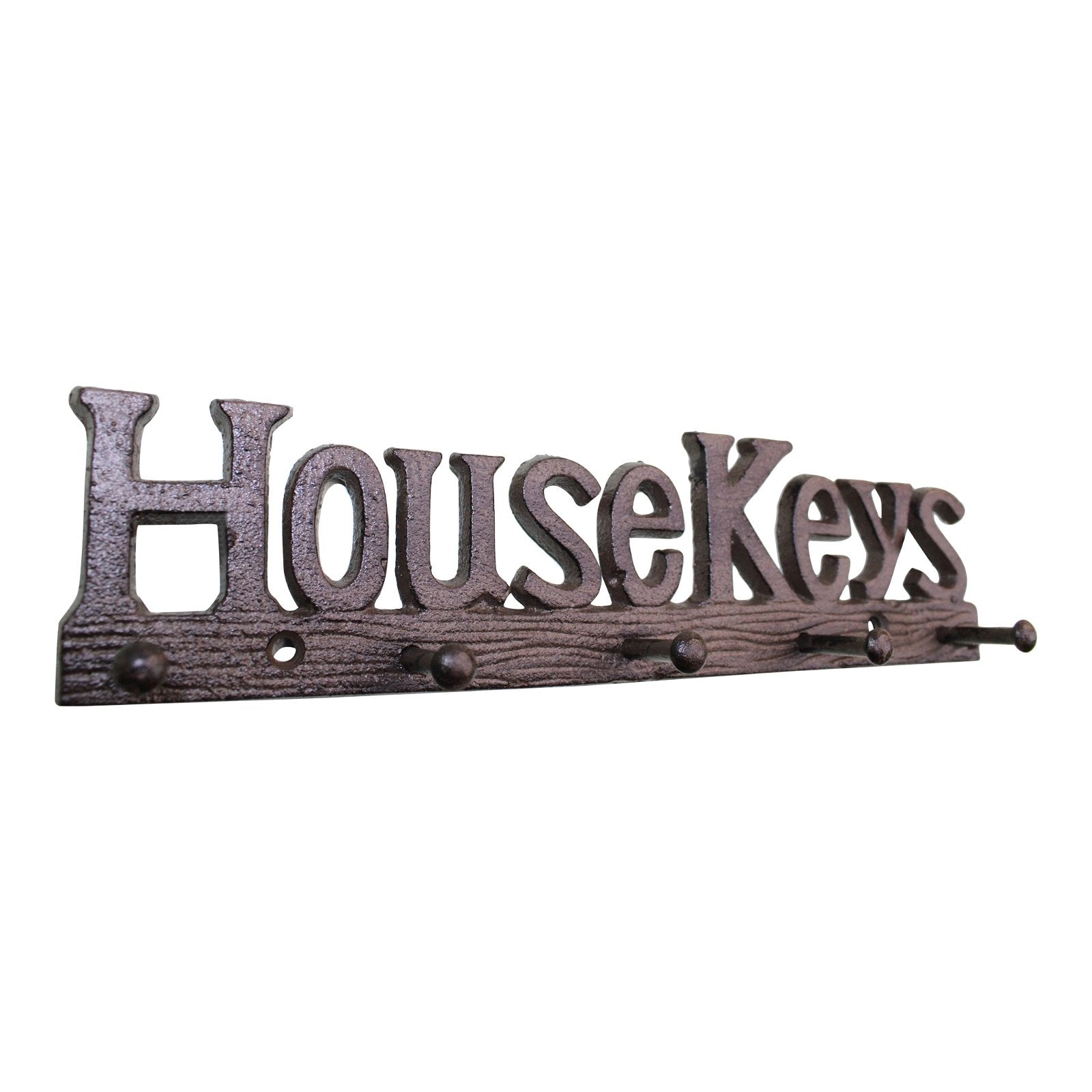 Rustic Cast Iron Wall Hooks, House Keys N0702