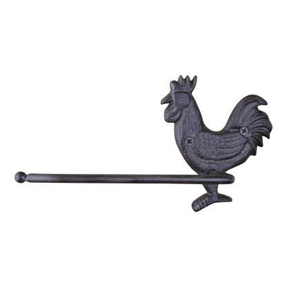 Cast Iron Rustic Toilet Roll Holder, Chicken N0715