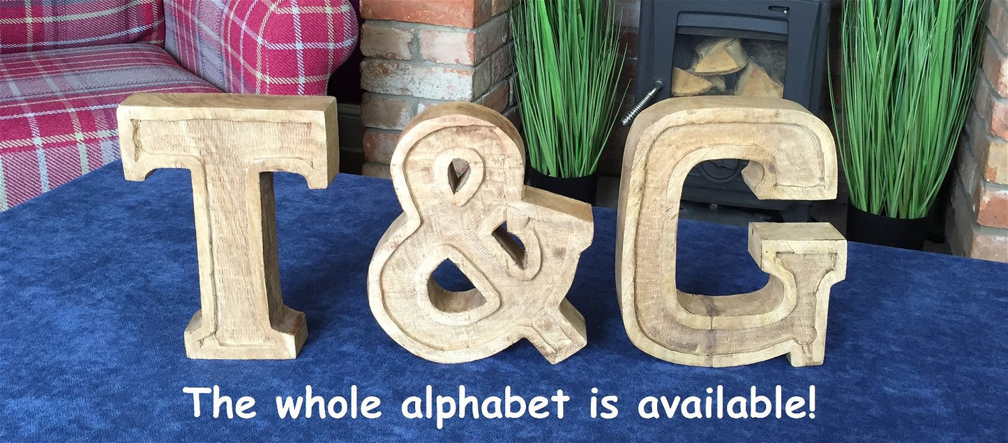 Hand Carved Wooden Embossed Letters Home N1129-Home